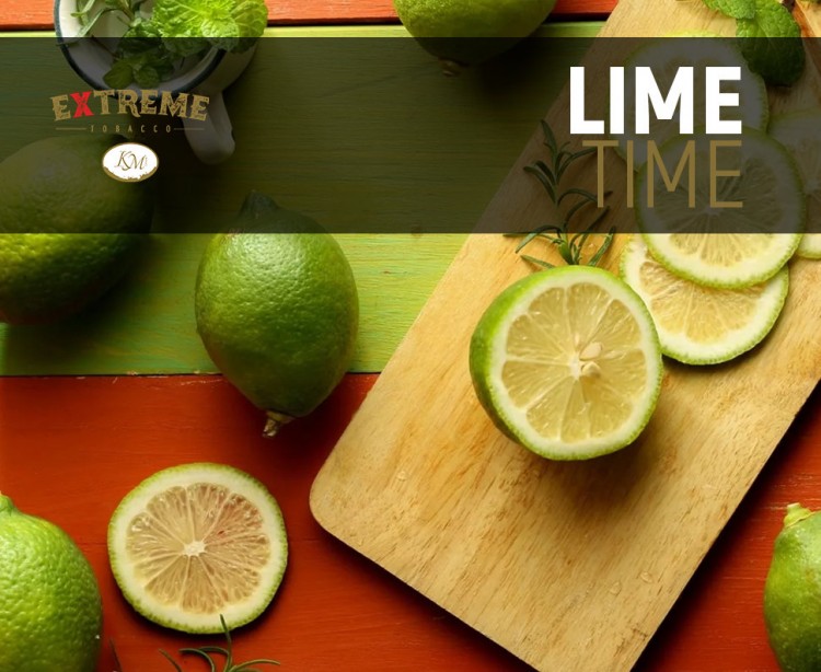 Табак Extreme Strong - Lime Time (Лайм) 50 гр