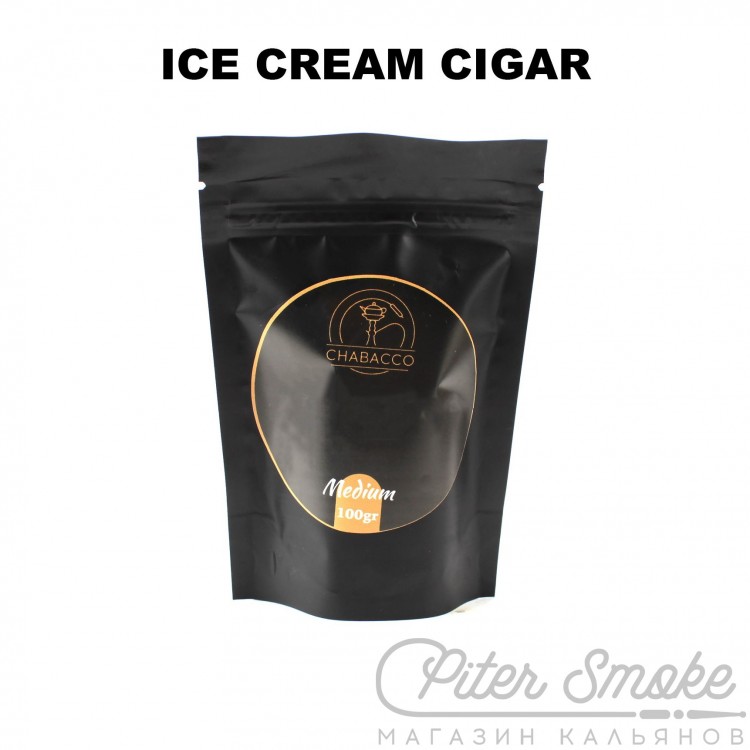 Табак Chabacco Medium - Ice Cream Cigar (Мороженое-Сигара) 100 гр