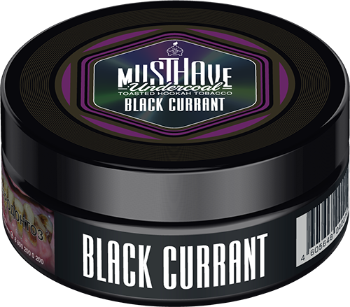 Табак MustHave - Blackcurrant (Чёрная смородина) 125 гр
